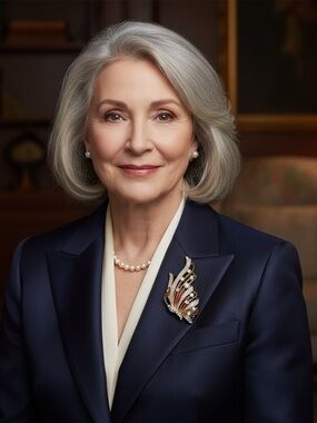 Nolan Miller Milano Butterfly Brooch Pin Gold Tone Rhinestones Red Enamel